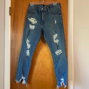 Express Distressed Jeans